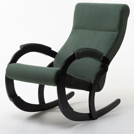 Кресло-качалка в гостиную Корсика, ткань Amigo Green 34-Т-AG в Тюмени - изображение