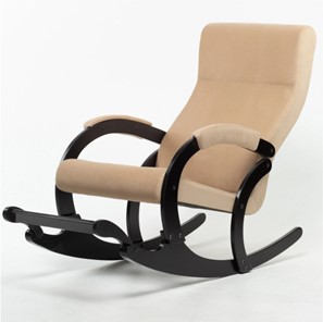 Кресло-качалка в гостиную Марсель, ткань Amigo Beige 33-Т-AB в Ишиме - предосмотр