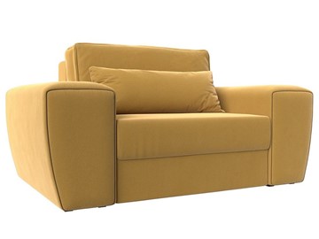 Кресло-кровать Лига-008, Желтый (Микровельвет) НПБ в Тюмени