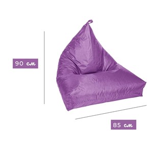 Кресло-мешок Пирамида, фиолетовый в Тюмени - предосмотр 1