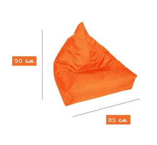 Кресло-мешок Пирамида, оранжевый в Тюмени - предосмотр 2