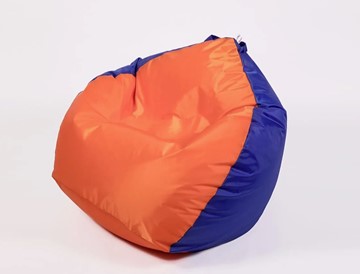 Кресло-мешок Кроха, оранжево-синий в Тюмени