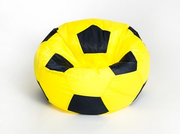 Кресло-мешок Мяч большой, желто-черный в Тюмени