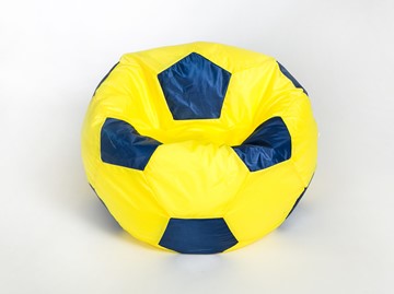 Кресло-мешок Мяч большой, желто-синий в Заводоуковске