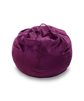 Кресло-мешок Орбита, велюр, фиолетовый в Тюмени - изображение