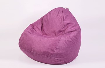 Кресло-мешок КлассМебель Юниор, рогожка сиреневый в Тюмени