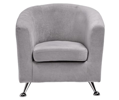 Мягкое кресло Брамс серый в Заводоуковске - изображение