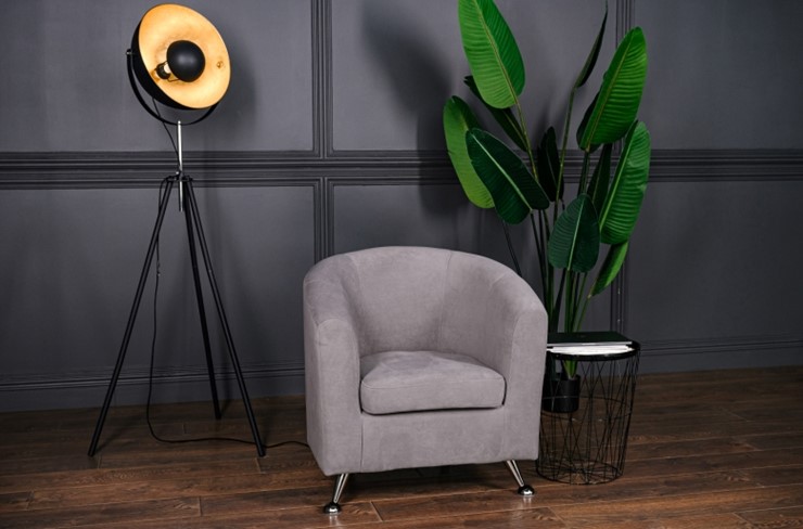 Мягкое кресло Брамс серый в Заводоуковске - изображение 8