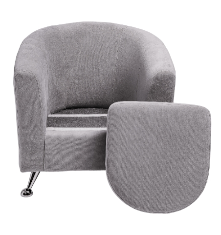 Мягкое кресло Брамс серый в Заводоуковске - изображение 1
