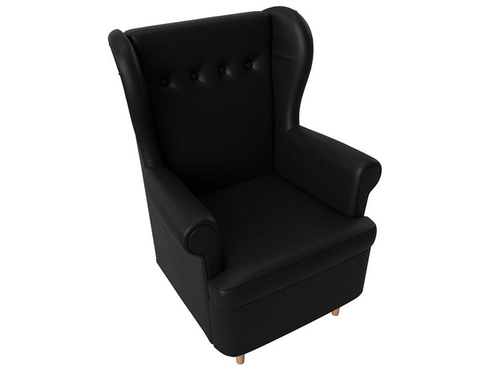 Кресло для отдыха Торин, черный (Экокожа) в Заводоуковске - изображение 4