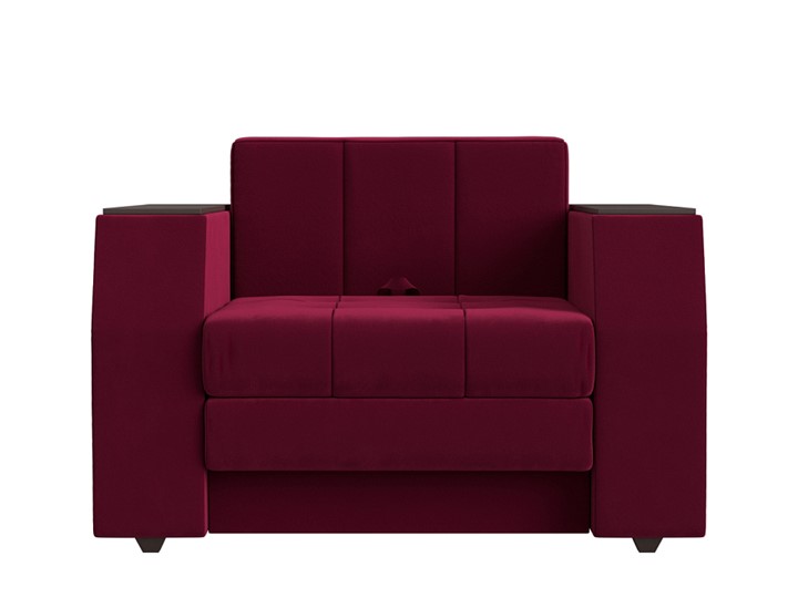 Раскладное кресло Атлантида, Бордовый (Микровельвет) в Заводоуковске - изображение 6
