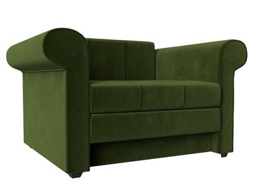 Кресло-кровать Берли, Зеленый (Микровельвет) в Тюмени