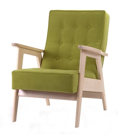 Кресло Ретро (беленый дуб / RS 20 - Лайм) в Тюмени - изображение