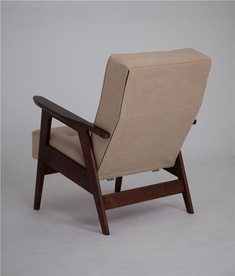 Кресло Ретро (темный тон / RS 03 - бежевый) в Тюмени - изображение 2