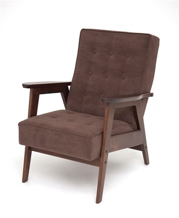 Кресло Ретро (темный тон / RS32 - коричневый) в Тюмени - изображение