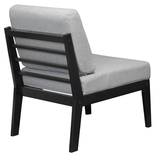 Кресло в гостиную  Массив мягкое, ткань серый, каркас венге в Тюмени - изображение 3