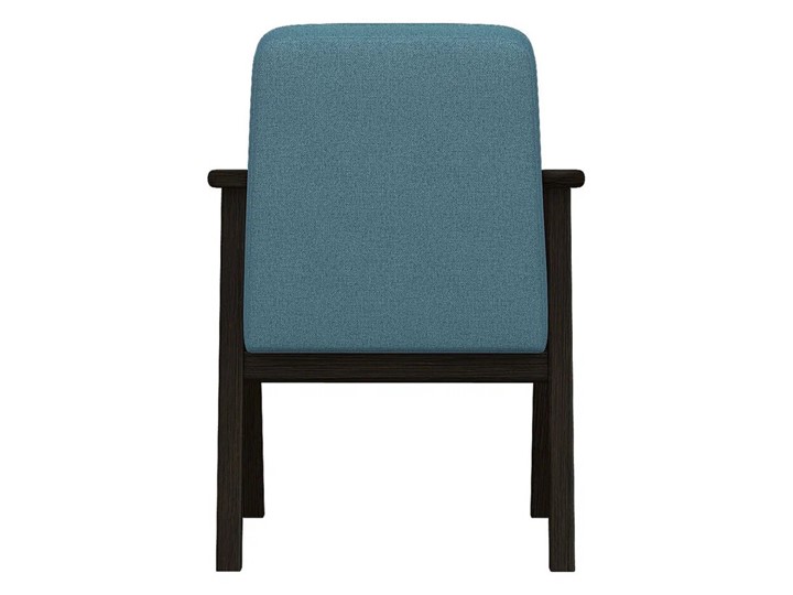 Кресло мягкое Ретро ткань голубой, каркас венге в Заводоуковске - изображение 3