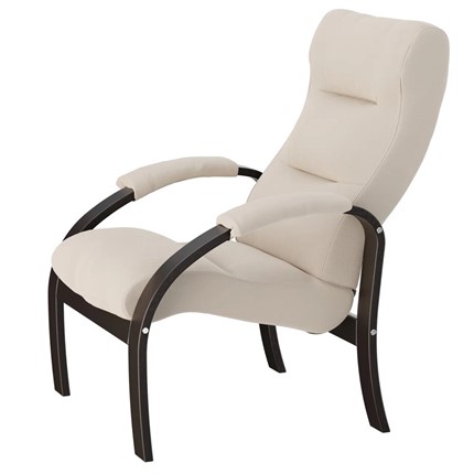 Кресло мягкое Шоле, ткань макс 100, каркас венге в Заводоуковске - изображение