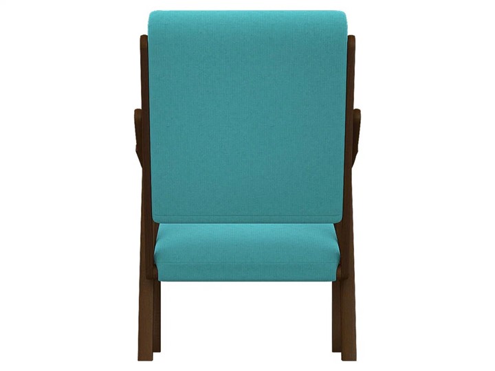 Мягкое кресло Вега 10 ткань бирюза, каркас орех в Заводоуковске - изображение 4