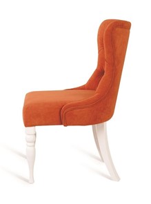 Кресло Вальс (Эмаль белая / Морковный) в Тюмени - предосмотр 3