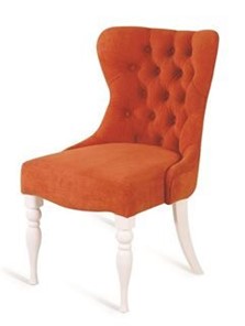 Кресло Вальс (Эмаль белая / Морковный) в Тюмени