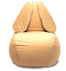 Кресло Зайка (длинные уши), желтый в Тюмени