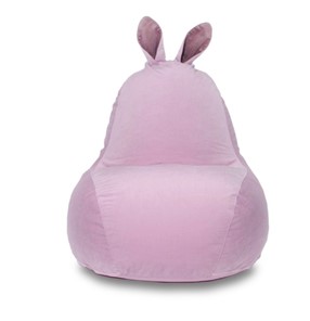 Кресло Зайка (короткие уши), розовый в Тюмени - предосмотр