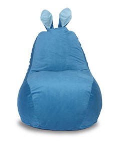 Кресло КлассМебель Зайка (короткие уши), синий в Тюмени