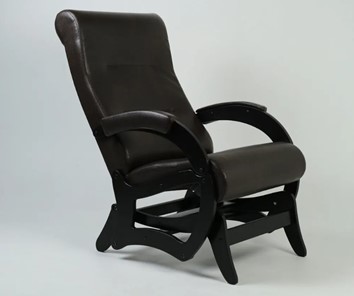 Кресло-качалка Амелия, экокожа венге 35-К-В в Тюмени