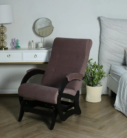 Маятниковое кресло Амелия, ткань кофе с молоком 35-Т-КМ в Ишиме - изображение 5