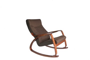 Кресло-качалка Женева, ткань шоколад в Ялуторовске