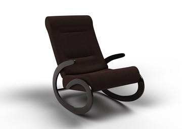 Кресло-качалка Мальта, ткань AMIGo шоколад 10-Т-Ш в Тюмени - предосмотр