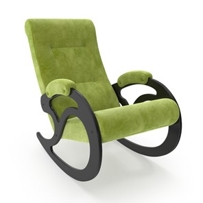 Кресло-качалка Модель 5, Verona 38 Apple Green-велюр в Тюмени