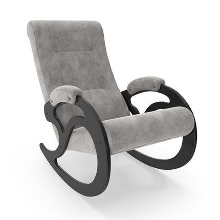 Кресло-качалка Модель 5, Verona 06 Light Grey-велюр в Заводоуковске - изображение