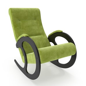 Кресло-качалка Модель 3, Verona 38 Apple Green-велюр в Тюмени