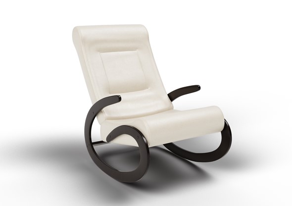 Кресло-качалка Мальта, экокожа favorit 1 крем 10-К-КР в Заводоуковске - изображение