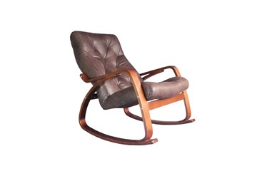 Кресло-качалка Гранд, замша шоколад в Тюмени