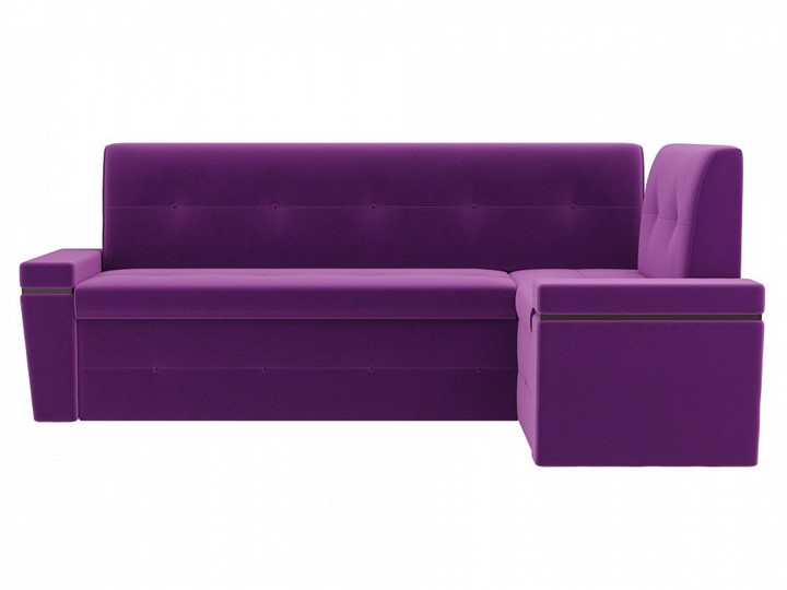 Кухонный диван Деметра угловой, Фиолетовый (микровельвет) в Заводоуковске - изображение 3