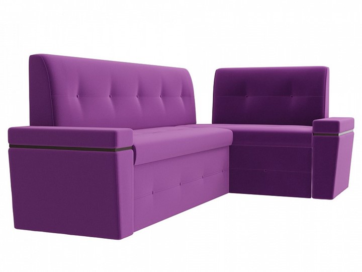 Кухонный диван Деметра угловой, Фиолетовый (микровельвет) в Заводоуковске - изображение 4