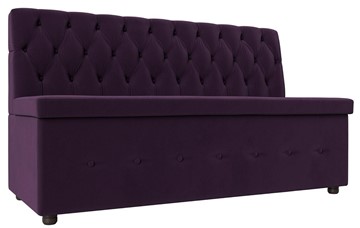 Кухонный прямой диван Вента, Фиолетовый (Велюр) в Тюмени - предосмотр