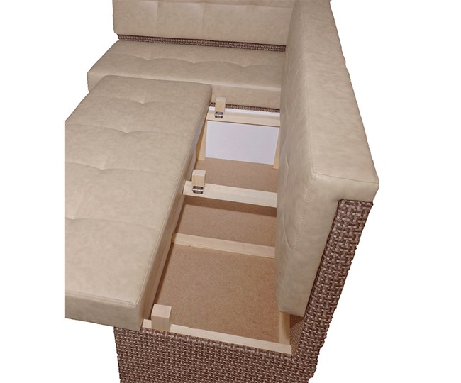 Угловой кухонный диван Нео КМ 3 с механизмом 2000*1110 в Тюмени - изображение 6
