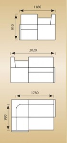 Кухонный диван КУ-21 со спальным местом в Тюмени - предосмотр 3