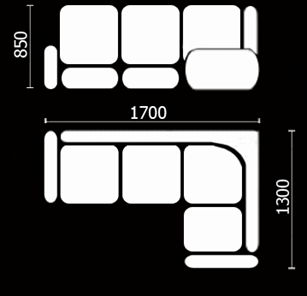 Кухонный угловой диван Нео КМ-01 (168х128 см.) в Тюмени - предосмотр 3