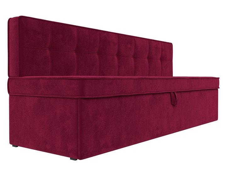 Кухонный диван Техас, Бордовый (микровельвет) в Заводоуковске - изображение 4