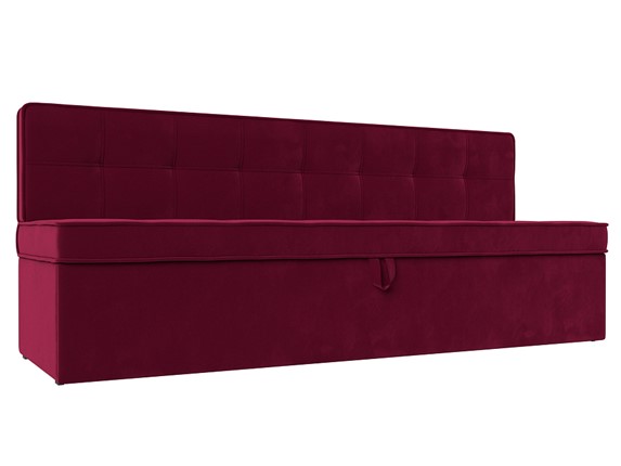 Кухонный диван Техас, Бордовый (микровельвет) в Заводоуковске - изображение