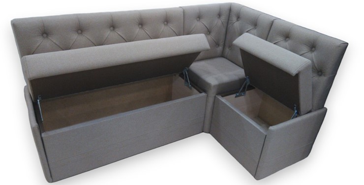 Угловой кухонный диван Квадро 7 мини с коробом в Тюмени - изображение 2