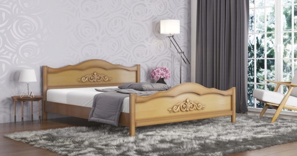 Кровать в спальню Виктория 160*195 с основанием в Тюмени - изображение