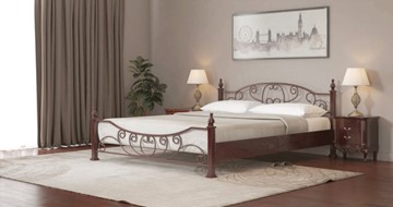 Спальная кровать Барон 140*200 с основанием в Тюмени