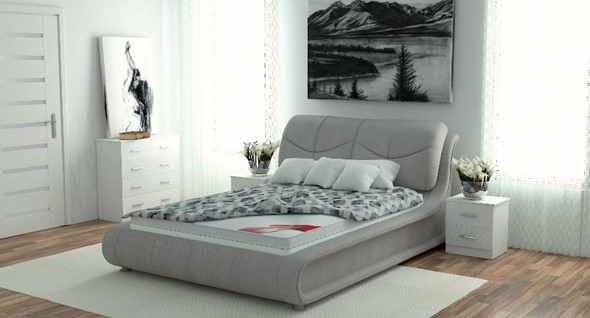 Кровать с механизмом 2-спальная Сицилия 160х200 (с коробом) в Тюмени - изображение