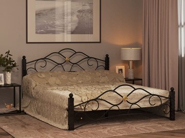 Кровать Гарда 3, 160х200, черная в Тюмени